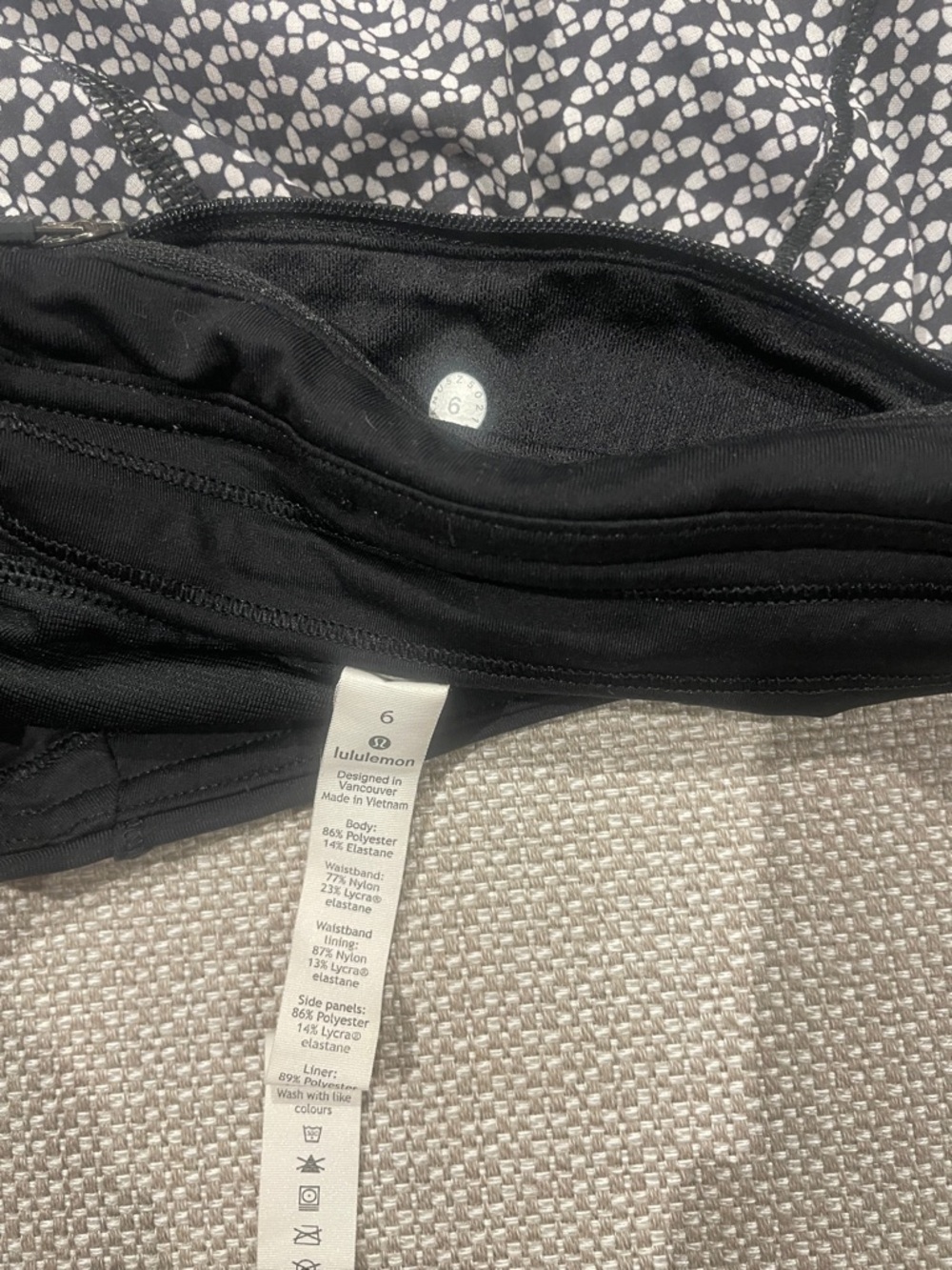 lululemon athletica Real Quick athletic shorts, size 6 - Picture 6 of 11